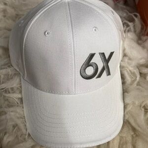 Original Dassault Falcon 6X Logo Cap - White V'elcro Back Hat BRAND NEW